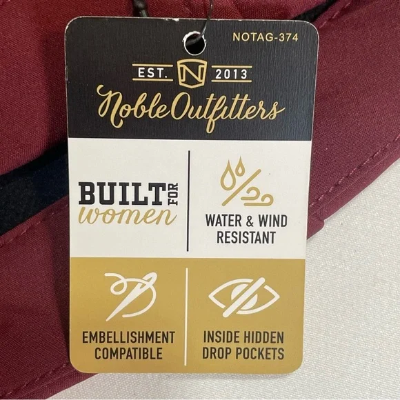 Noble Outfitters NWT Utility Jacket Full-Zip Hip-Length. Size Small. - Picture 10 of 13